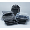 Douglas Stephen 24 oz Oval Plastic Containers with Anti-Fog Lids