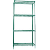 Economy 8" Post for Green Wire Shelving
