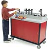 Lakeside Adult Size Condiment Dispenser Cart (Configuration 2)