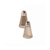 American Metalcraft Bullet Salt & Pepper Shakers