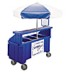 Cambro 4 Well Vending Cart w/Umbrella