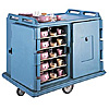 Cambro Low (20) 15" x 20" Trays, Meal Delivery Cart