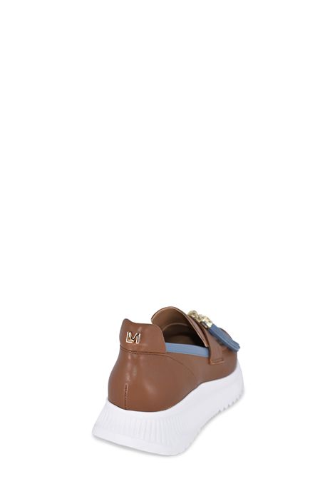  LORENZO MARI | Mocassini | AMBER 9CUOIO/AZURE