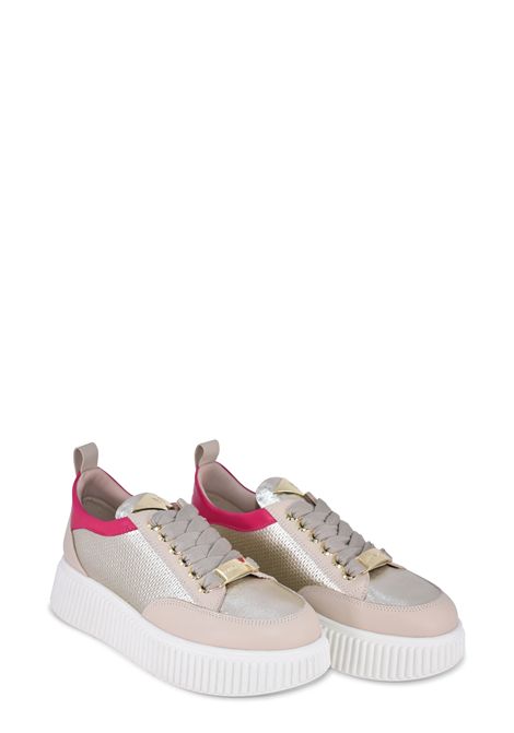  LORENZO MARI | Sneakers | SALLY 26PLATINO/FUCSIA
