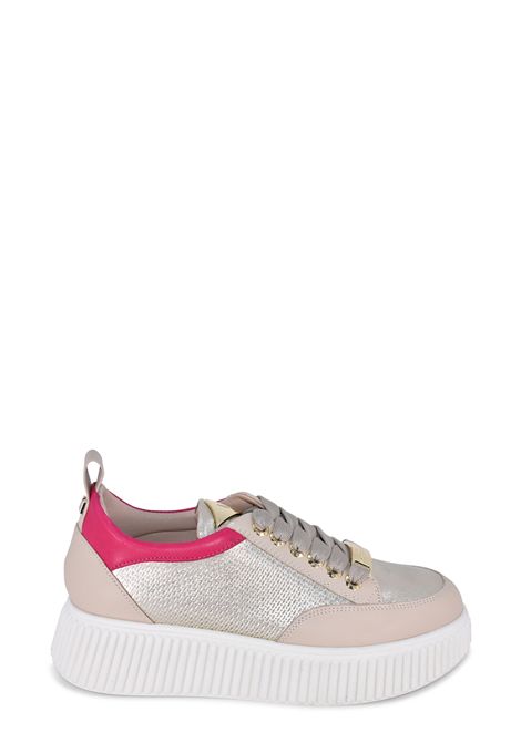  LORENZO MARI | Sneakers | SALLY 26PLATINO/FUCSIA