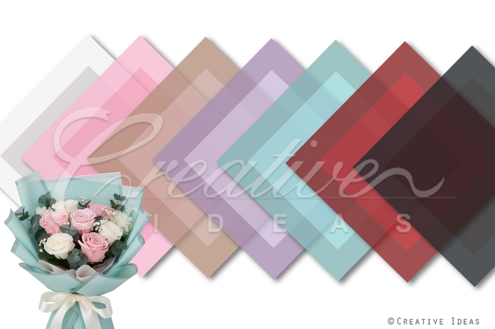 Bold Border Floral Wrap