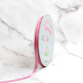 3/8" Single Face Satin Ribbon - 100 Yards (Dusty Pink)