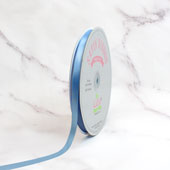 3/8" Single Face Satin Ribbon - 100 Yards (French Blue)