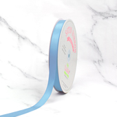 5/8" Single Face Satin Ribbon - 100 Yards (French Blue)