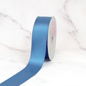 1 1/2" Single Face Satin Ribbon - 50 Yards (French Blue)