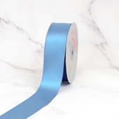 1 1/2" Single Face Satin Ribbon - 50 Yards (French Blue)