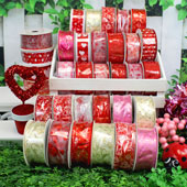 1 1/2" VALENTINE'S DAY RIBBONS ASSORTED-10 YDS (Assorted)