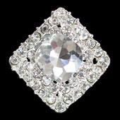 Rhinestone Accessories - Silver Rhinestone Buttons-Sold by 10 pcs ...