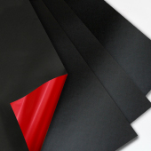 22.8&quot; X 22.8&quot; REVERSIBLE FLORAL WRAP-20 PCS (Black/Red)