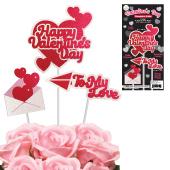 3 PCS TO MY LOVE ENVELOPE STICK PROPS-SET (Red)