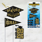 3 PCS SENIOR GRAD STICK PROPS-SET (Black/Gold)