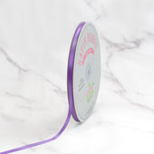 1/4" SINGLE FACE SATIN-100 YDS (Ube)