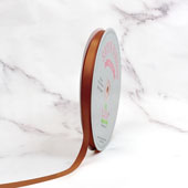 3/8" Single Face Satin Ribbon - 100 Yards (Copper)