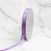 5/8" SINGLE FACE SATIN-100 YDS (Ube)