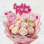 3 PCS LOVE YOU MAMA STICK PROPS-SET (Pink)