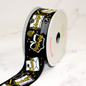 1 1/2" GROSGRAIN MOTIVATED RIBBON-10 YDS (Black)