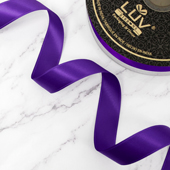 7/8" DOUBLE FACE SATIN-50 YDS (Purple)