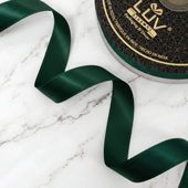 7/8" DOUBLE FACE SATIN-50 YDS (Hunter Green)