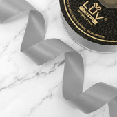 1 1/2" DOUBLE FACE SATIN-25 YDS (Silver)