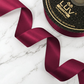 1 1/2" DOUBLE FACE SATIN-25 YDS (Wine)