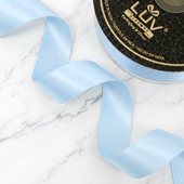 1 1/2" DOUBLE FACE SATIN-25 YDS (Light Blue)