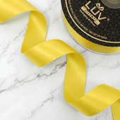 1 1/2" DOUBLE FACE SATIN-25 YDS (Daffodil)