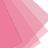 22" X 22" TRANSLUCENT FLORAL WRAP-20 PCS (Rose)