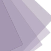 22" X 22" TRANSLUCENT FLORAL WRAP-20 PCS (Lavender)