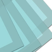 22" X 22" BOLD BORDER FLORAL WRAP-20 PCS (Light Blue)