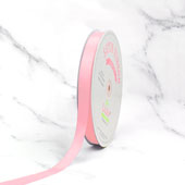 5/8" SINGLE FACE SATIN-100 YDS (Frost Pink)