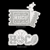 2 PCS DISCO HOCO & TICKET DECAL-SET (Silver)