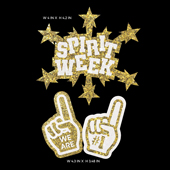 2 PCS #1 & SPIRIT WEEK DECAL-SET (Gold)