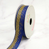 7/8" GLITTER SPARKLE SANDS GROSGRAIN-10 YDS (RYGD)
