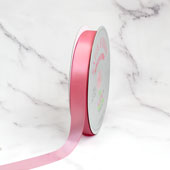 7/8" Single Face Satin Ribbon - 100 Yards (Dusty Pink)
