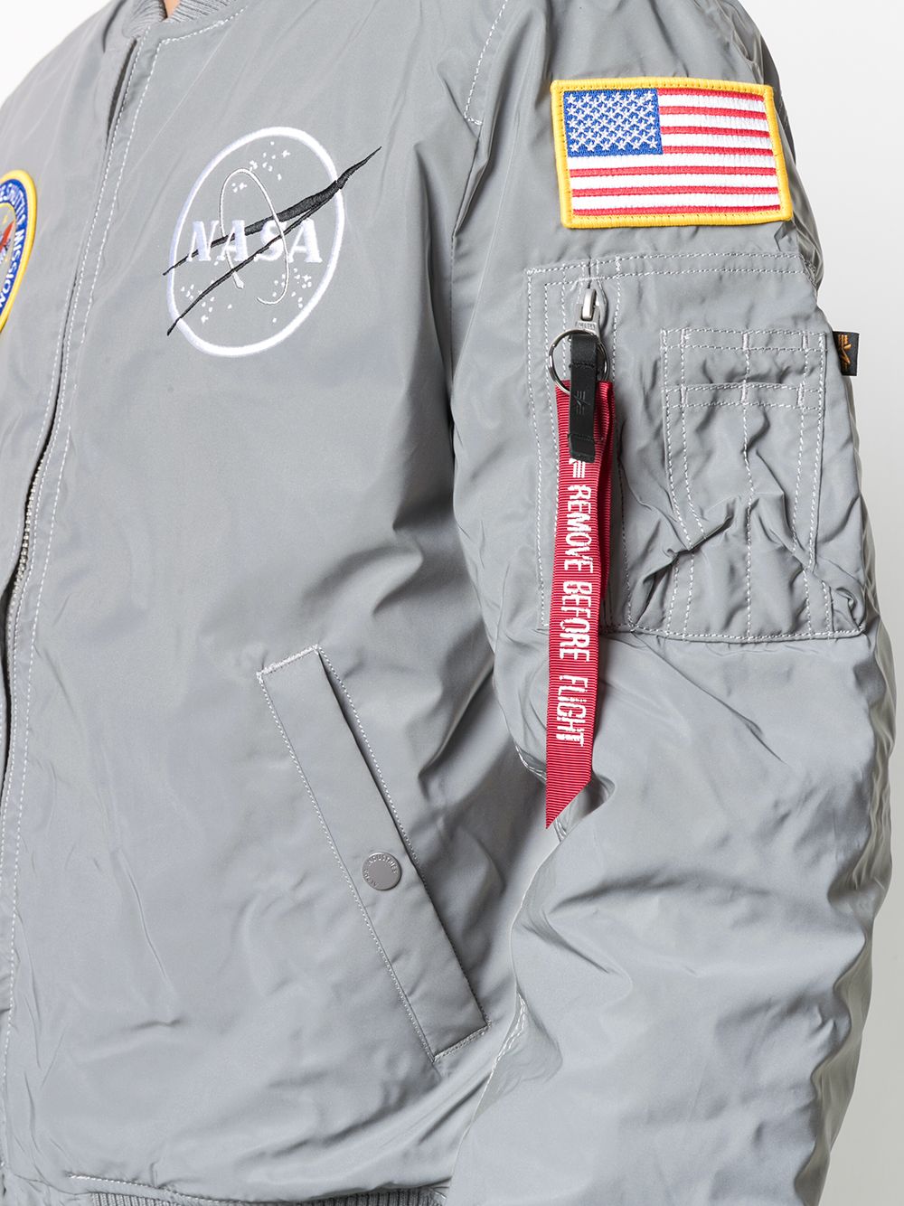 alpha industries reflective jacket