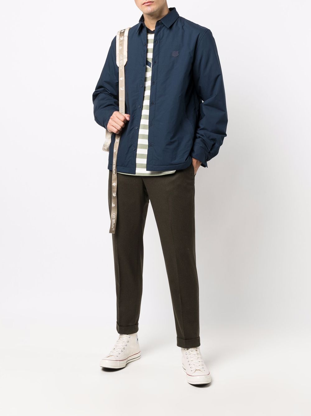 navy blue shirt jacket