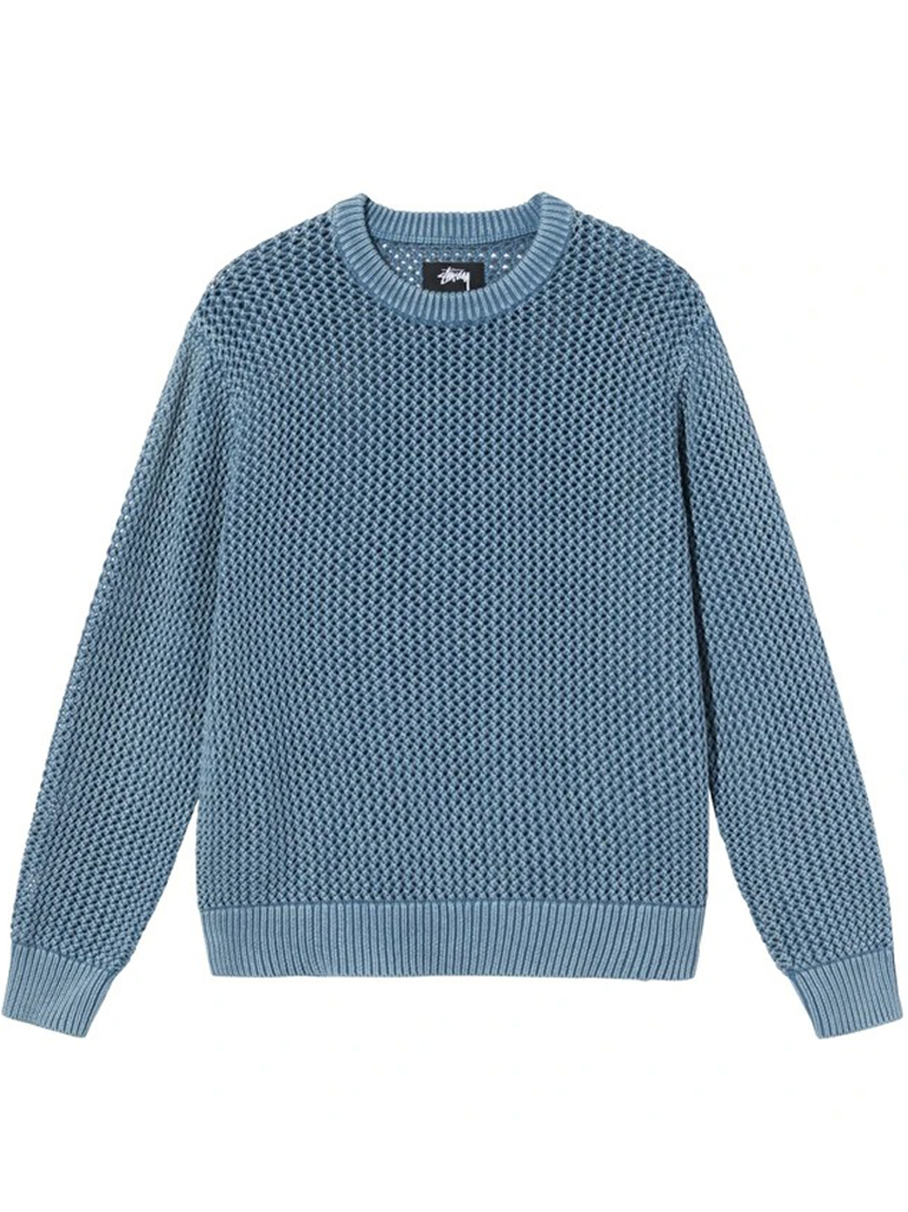 light blue long sweater
