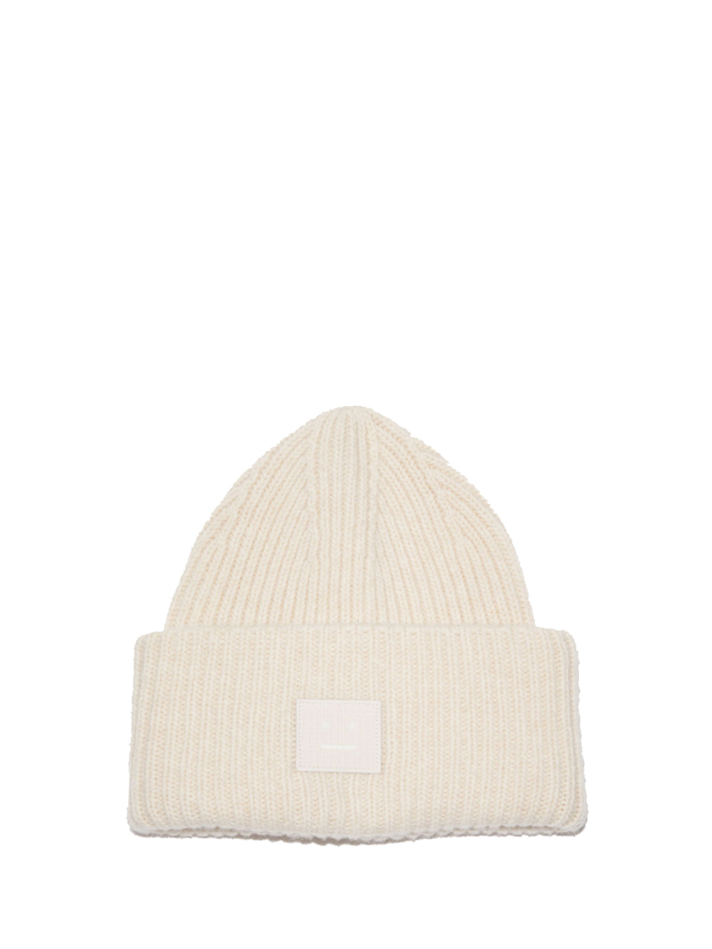 Acne Studios Pansy Logo-patch Wool Beanie Hat