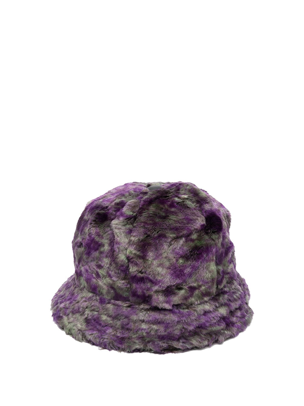 Needles Faux Fur Bucket Hat In 0750 Purple/green