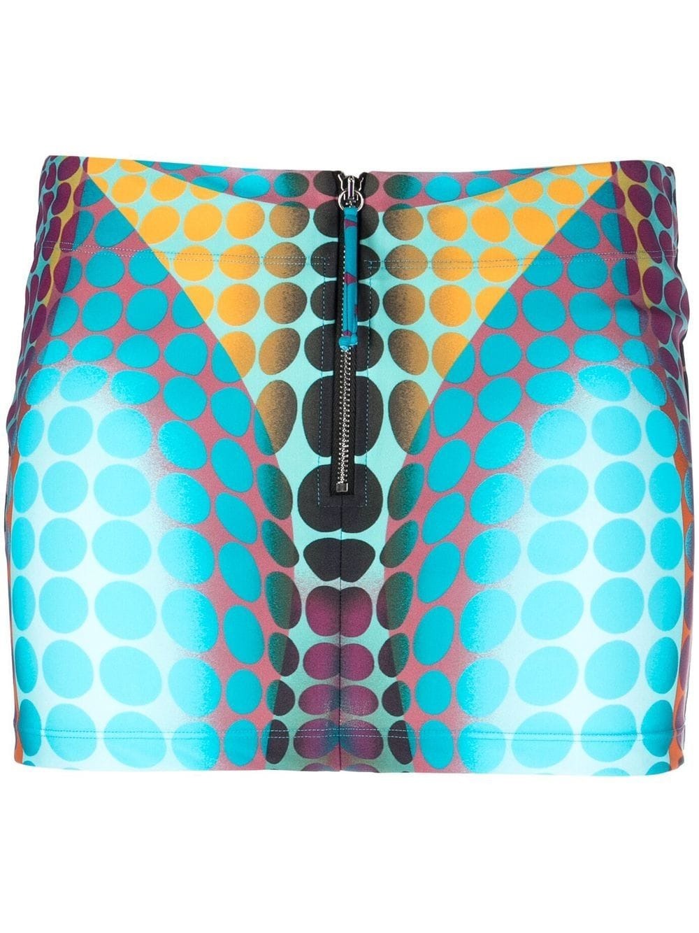 Jean Paul Gaultier Blue Dots Miniskirt
