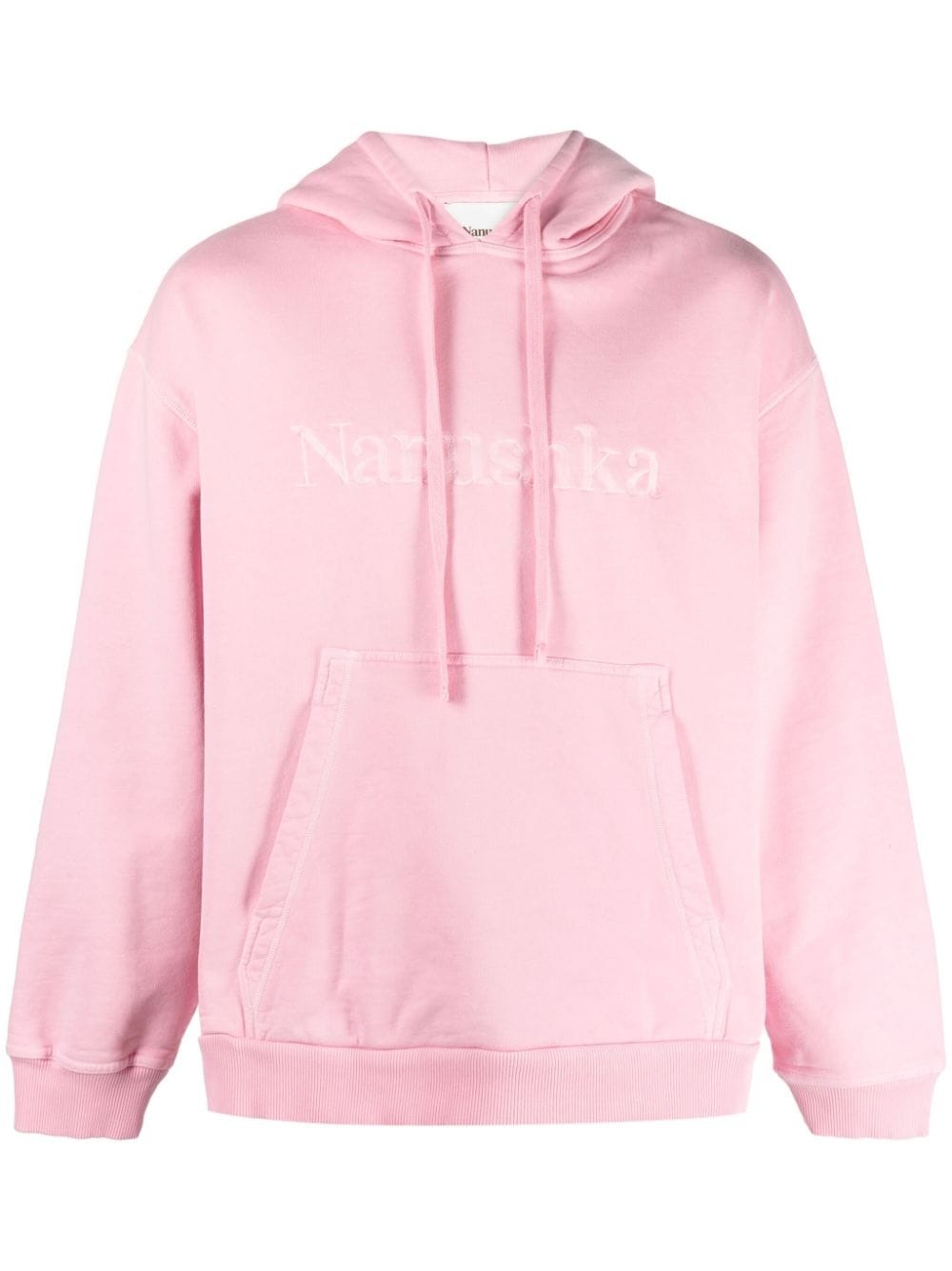 Nanushka Logo-embroidered Cotton Hoodie