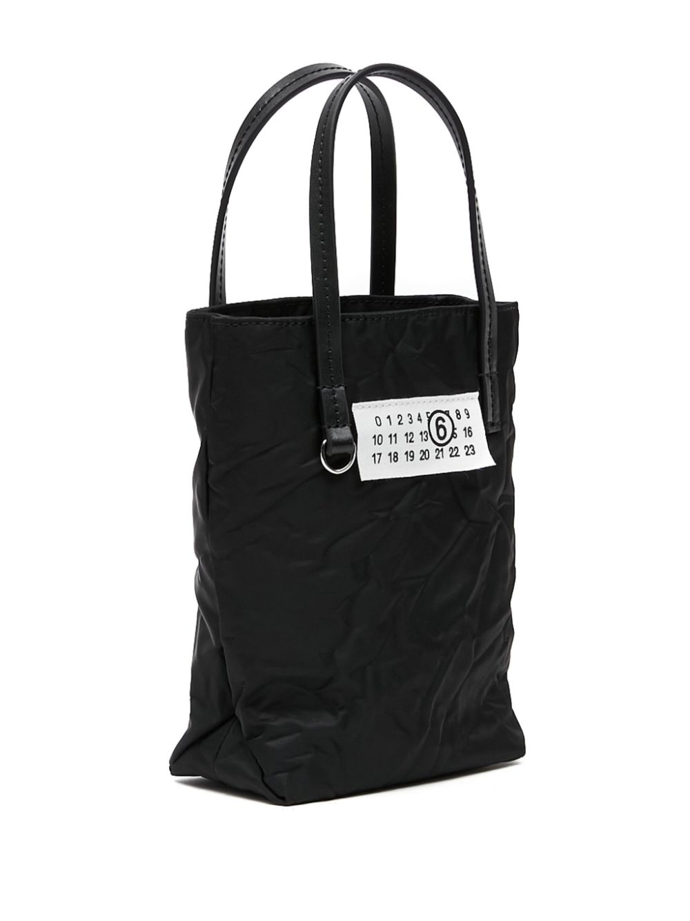 MM6 MAISON MARGIELA SHOPPING BAG MINI WOMAN BLACK IN POLYAMIDE