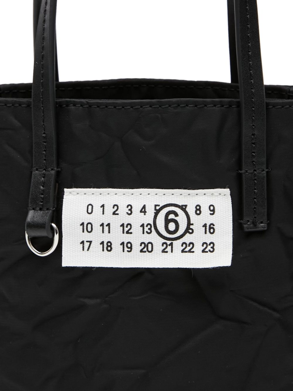 MM6 MAISON MARGIELA SHOPPING BAG MINI WOMAN BLACK IN POLYAMIDE
