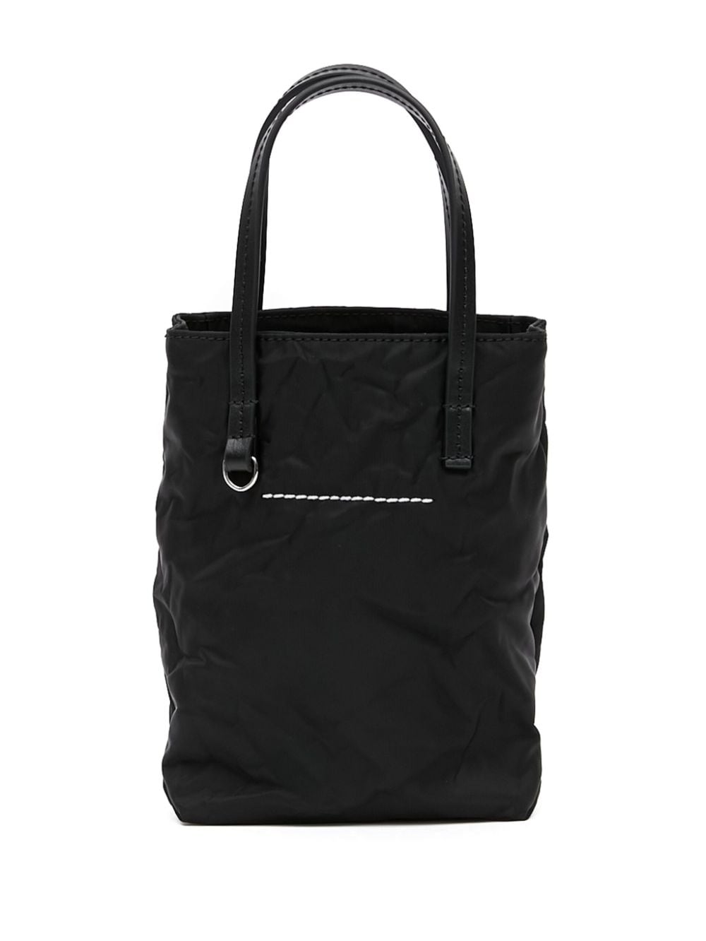 MM6 MAISON MARGIELA SHOPPING BAG MINI WOMAN BLACK IN POLYAMIDE