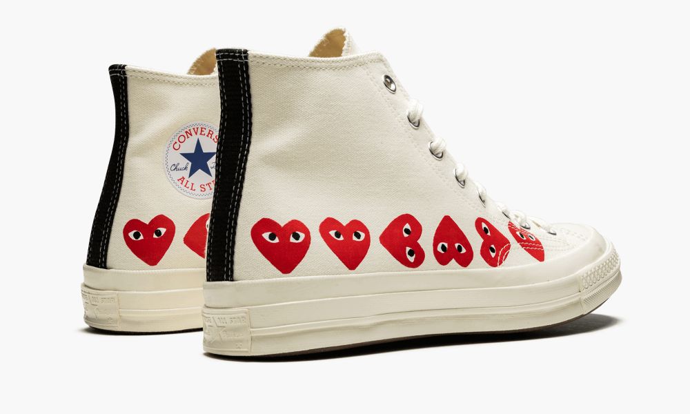 converse x comme des garçons play chuck 70 sneakers